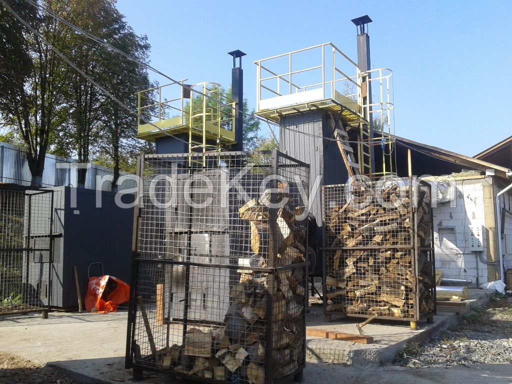 Drying complex for quick drying of technical wood or firewood