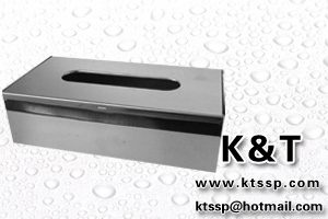 Stainless steel tissue boxes