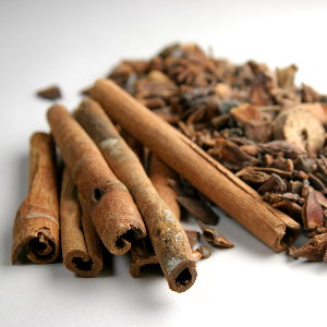 Cinnamon, Rubber, Clove, and pepper