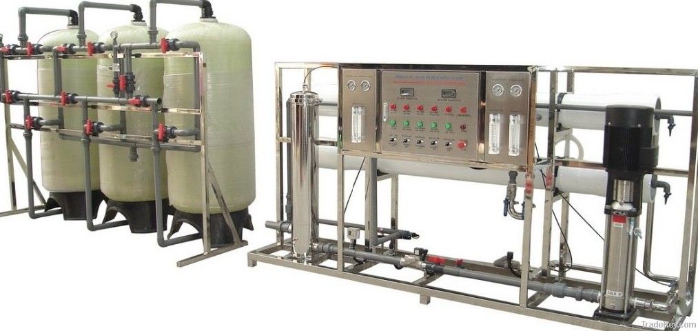 5T/H  reverse osmosis water treatment system  with softener