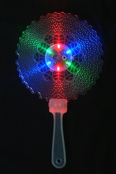 6 lights LED fan