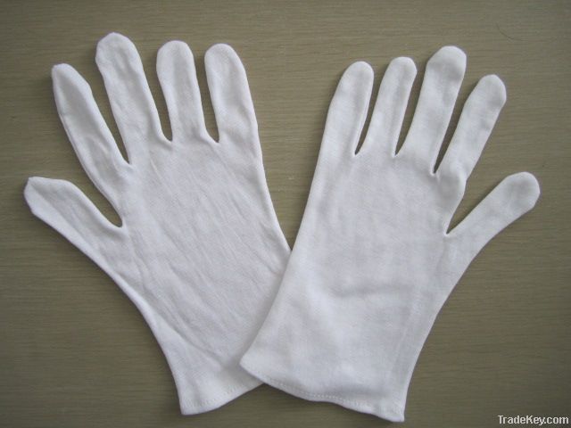 cotton white glove
