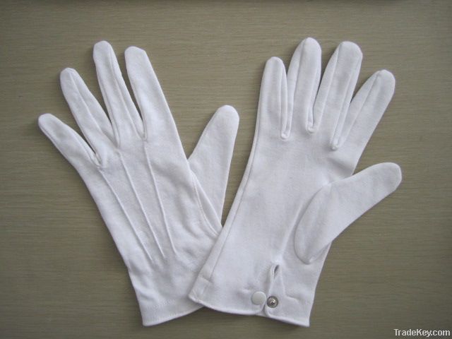 cotton white glove