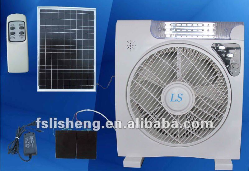 environmental solar power rechargeable Fan