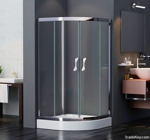 Complete Stainless Steel Frame Quadrant Shower Enclosure