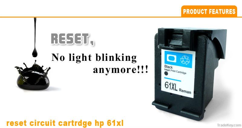 Special ink cartridge with reset circuit chip