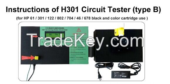 hp empty cartridge tester for hp 60 / 121 / 300 / 818 / 901 / 703 / 675 for hp ink cartridge tester