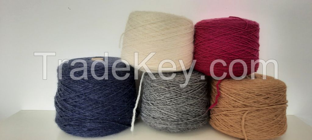stock yarn mixed wool