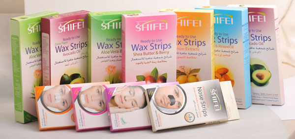 Shifei Body Wax Strips & Nose Strips