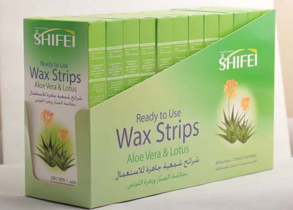Shifei Body Wax Strips-Aloe vera 20P, 40P