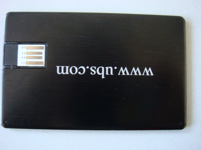 Metal credit card USB drive, the thinnest USB drive