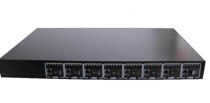 8 ports GSM gateway With 64 SIMS Rotation and IMEI Changer