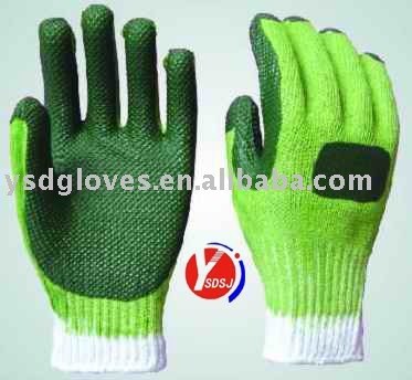rubber coated glove