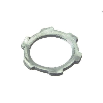 Zinc plated steel conduit locknuts