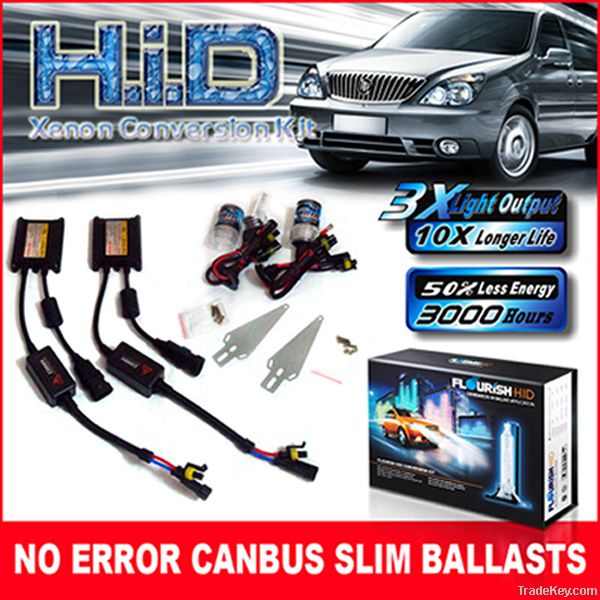 No Error Canbus Slim Ballasts HID Xenon Conversion Kits FLOURISH Brand