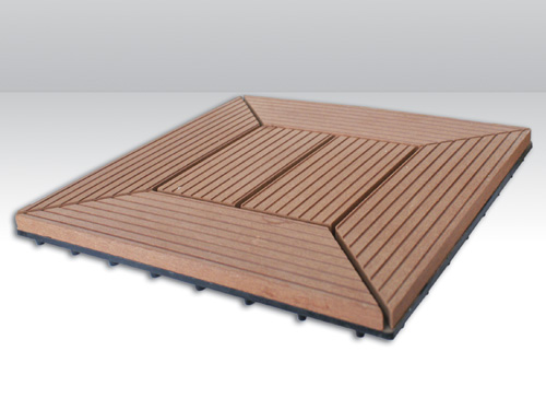 DIY WPC flooring made of natural wood plastic composite