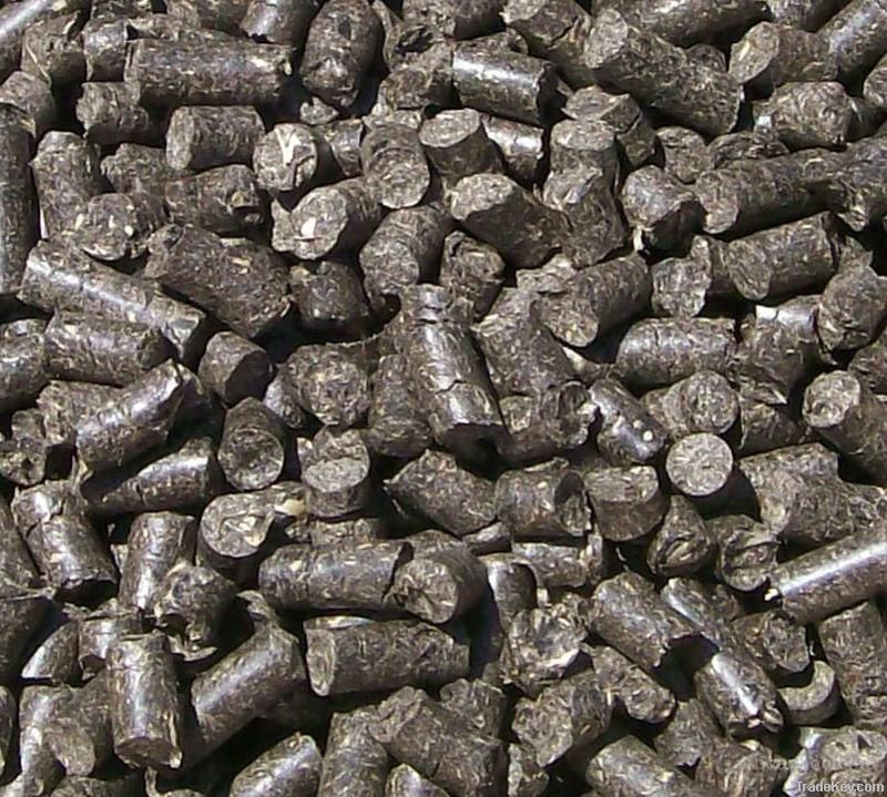 pellets of sunflower husks