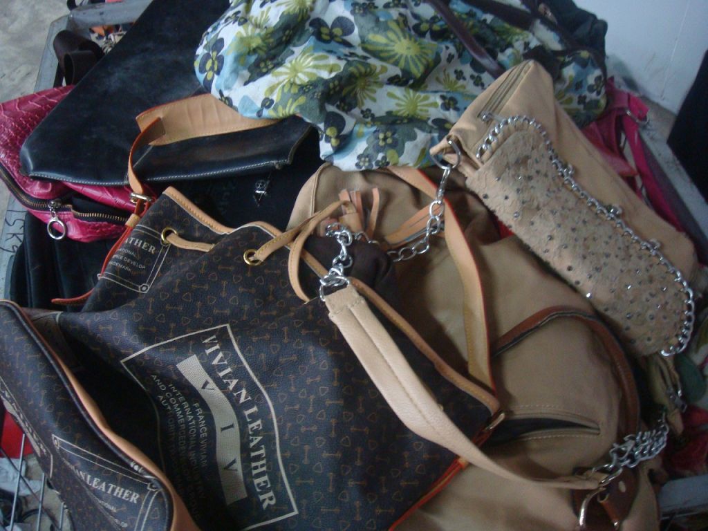 Second hand clothing and shoes and bags 