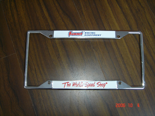 license plate frame