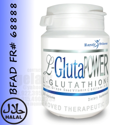 AUTHENTIC GLUTATHIONE SUPPLEMENT --- Royale L-Gluta Power