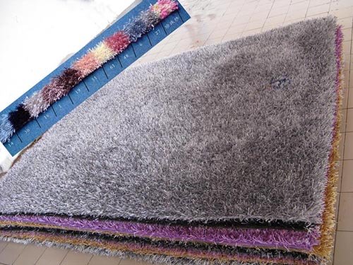 Sell shaggy carpet with loop pile