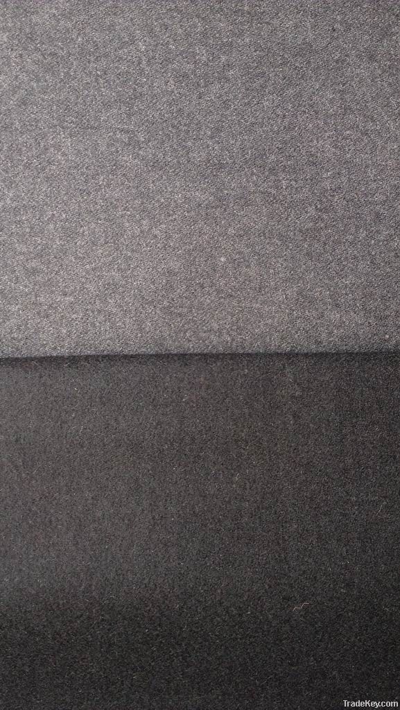 Wool mix melton fabric