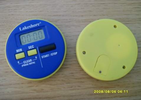 Round digital timer Kitchen timer Promotion timer