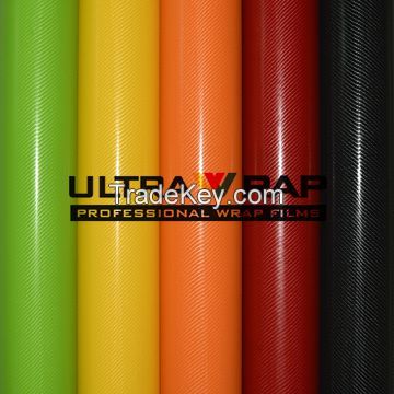 Ultrawrap best 2D/3D/4D carbon fiber vinyl sheet with bubble free