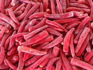 Frozen red pepper/chilli
