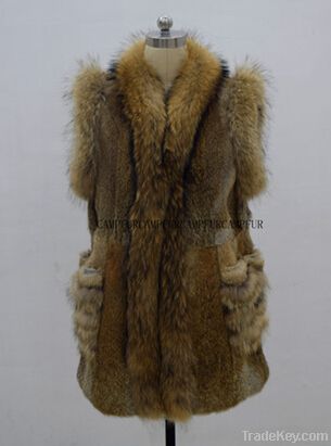 RABBIT+RACCOON  FUR VEST