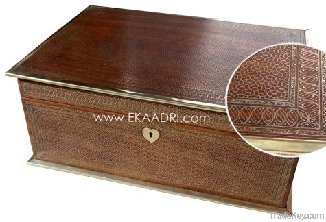 Rosewood Wire Inlay Box