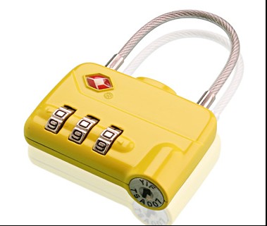 TSA combination padlock