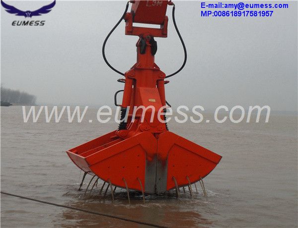 excavator hydraulic clamshell grab