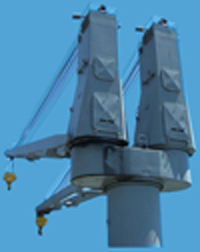 twin deck crane