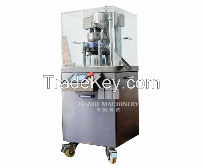 Mini rotary tablet press machine ZP12E with PLC touch screen