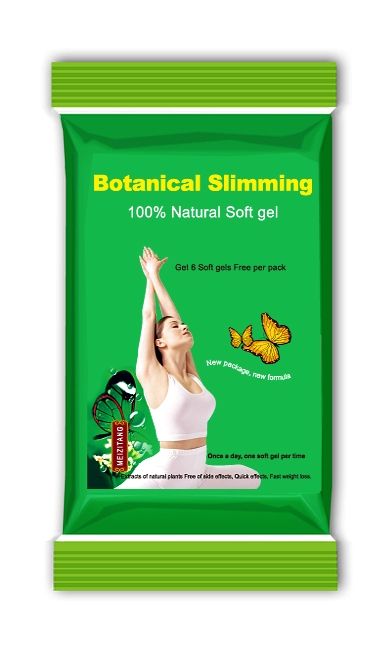 Meizitang Botanical Slimming Softgel, Meizitang In Green Bag, 36 pills per pack