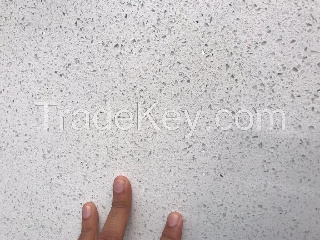 Sparkle white quartz