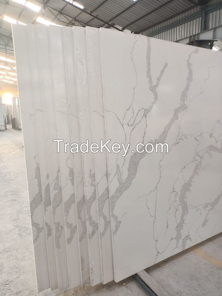 Calcutta white quartz