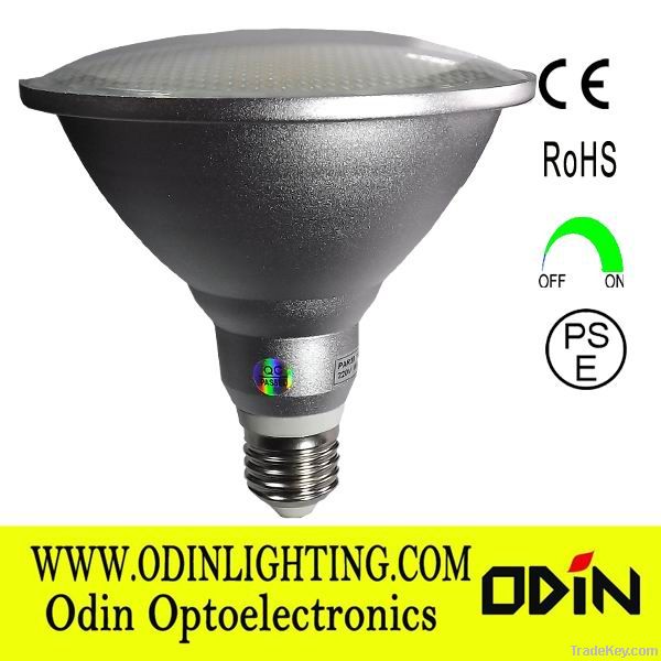etl waterproof led par38 spotlight lamp 10w cob e27