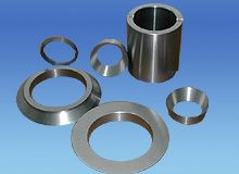 FINISHED TUNGSTEN CARBIDE: RUBBER CUTTERS, BOX BUSHING 