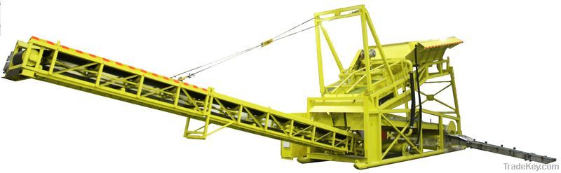 A new mobile gold mining washplant (screening plant)