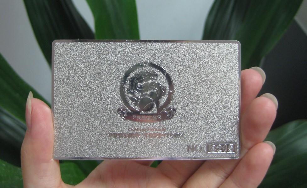 METAL GOLDEN/ SILVER CARD