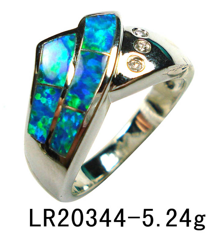 925 silver opal ring YR00226