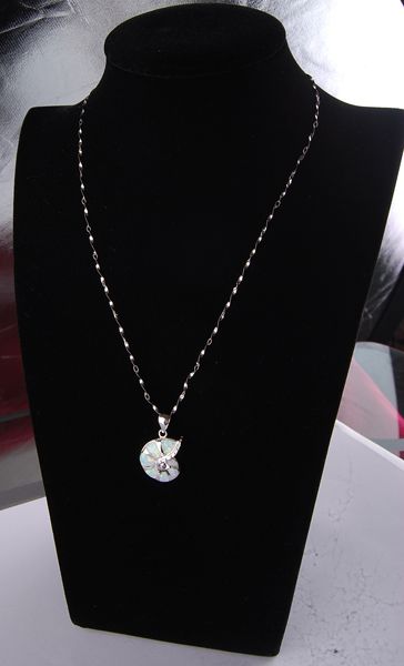 opal sea shell pendant P43