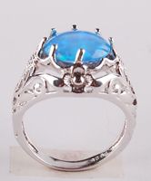 925 sterling silver opal Ring R101