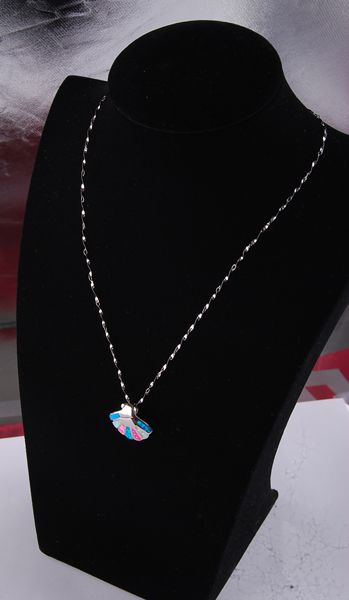 opal sea shell pendant P49