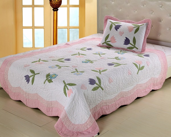 101038( In Stock) foundation Quilts/2Pcs Bedding Set/ Cotton Quilt/ins