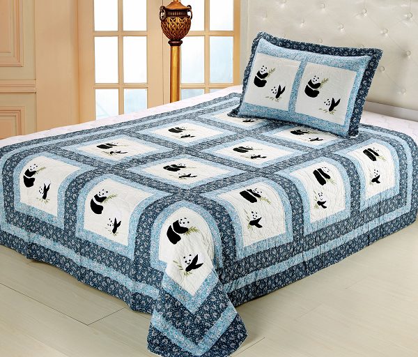 101037( In Stock) foundation Quilts/2Pcs Bedding Set/ Cotton Quilt/ins