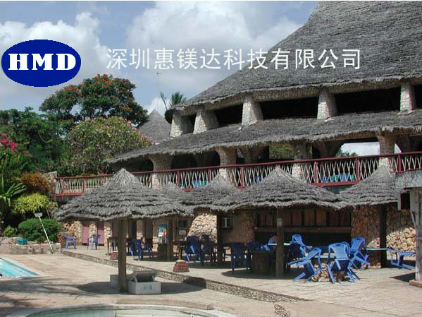 artificial synthetic thatch for houset roof decoration