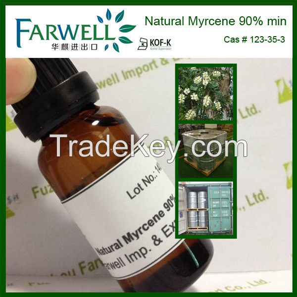 Farwell Natural Myrcene 90% min, Kosher Certificate